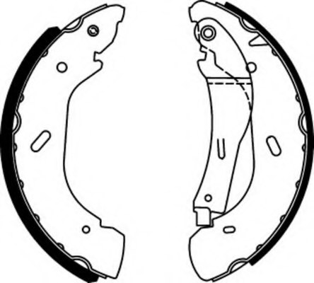 FERODO FSB595 Brake Shoe Set